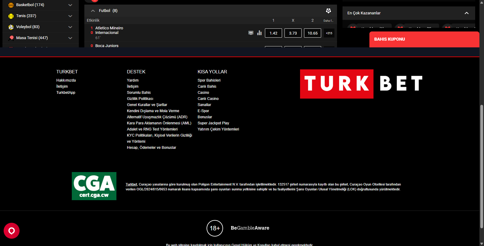 Turkbet Casino İlk Üyelik Bonusu