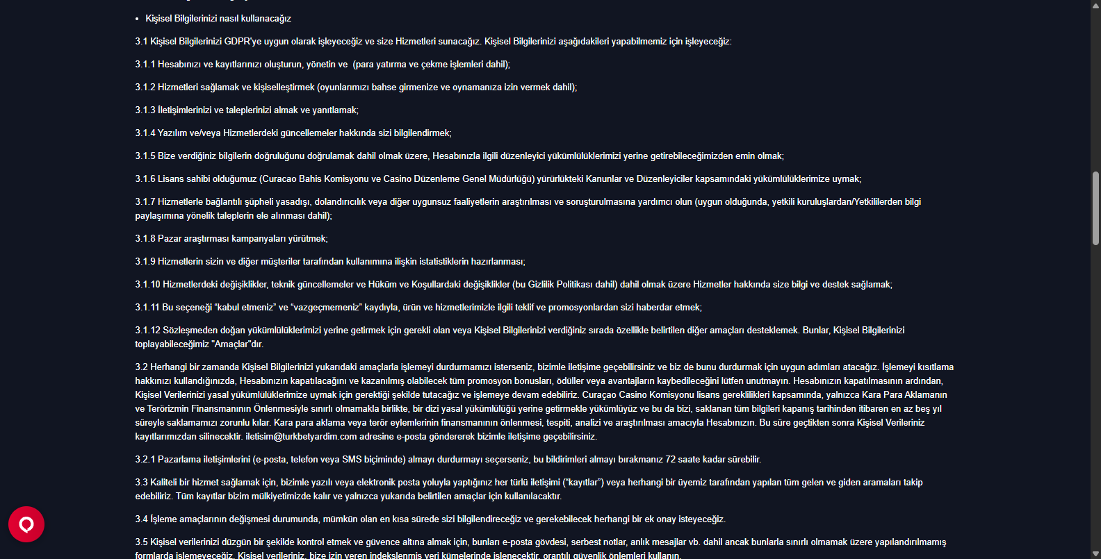 Turkbet Şifre Güncelleme